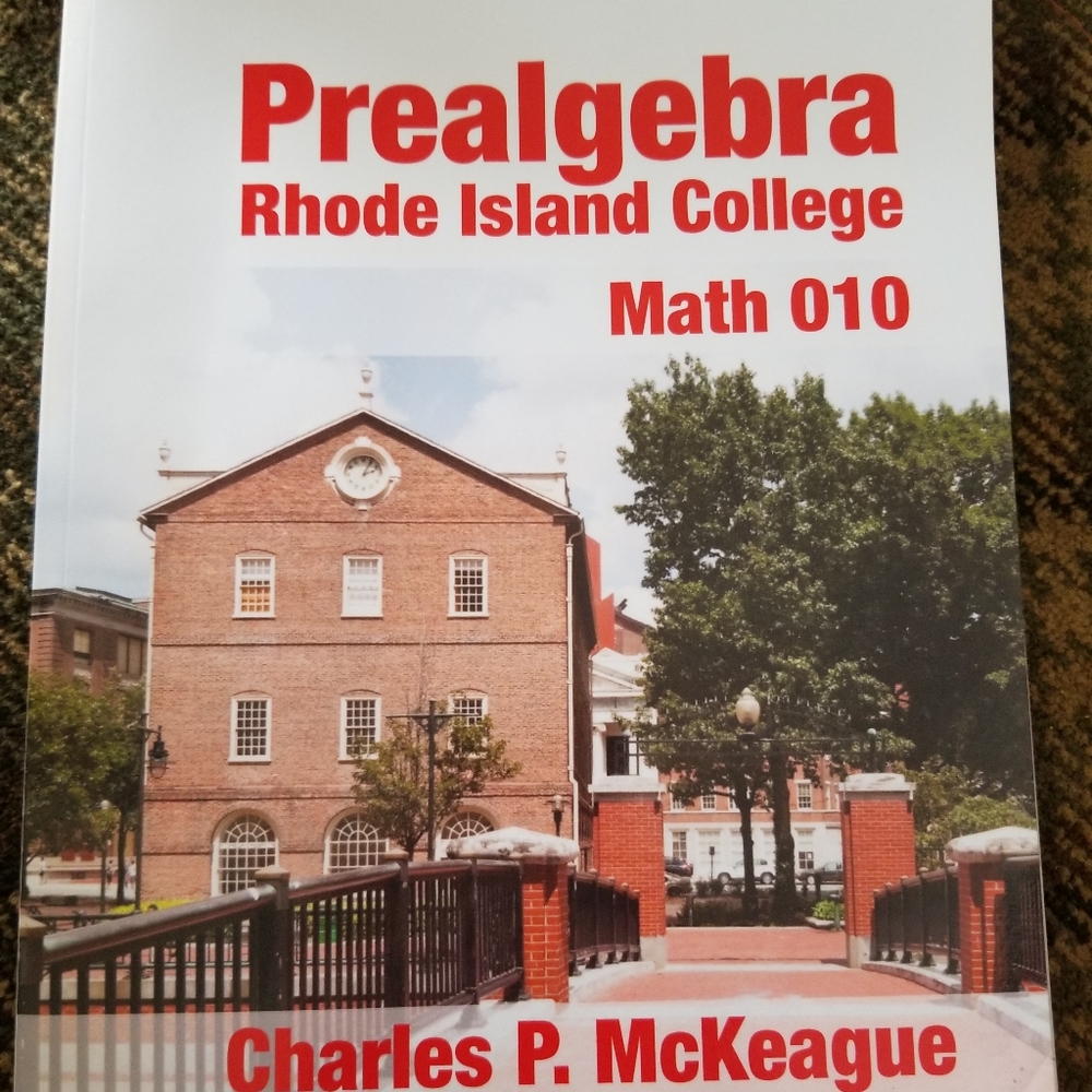 Pre-Algebra for RIC students